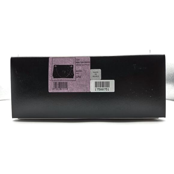 Chanel Grand Shopping Tote Handbag Black Caviar Leather Silver Hardware 13C GST - Picture 2 of 16